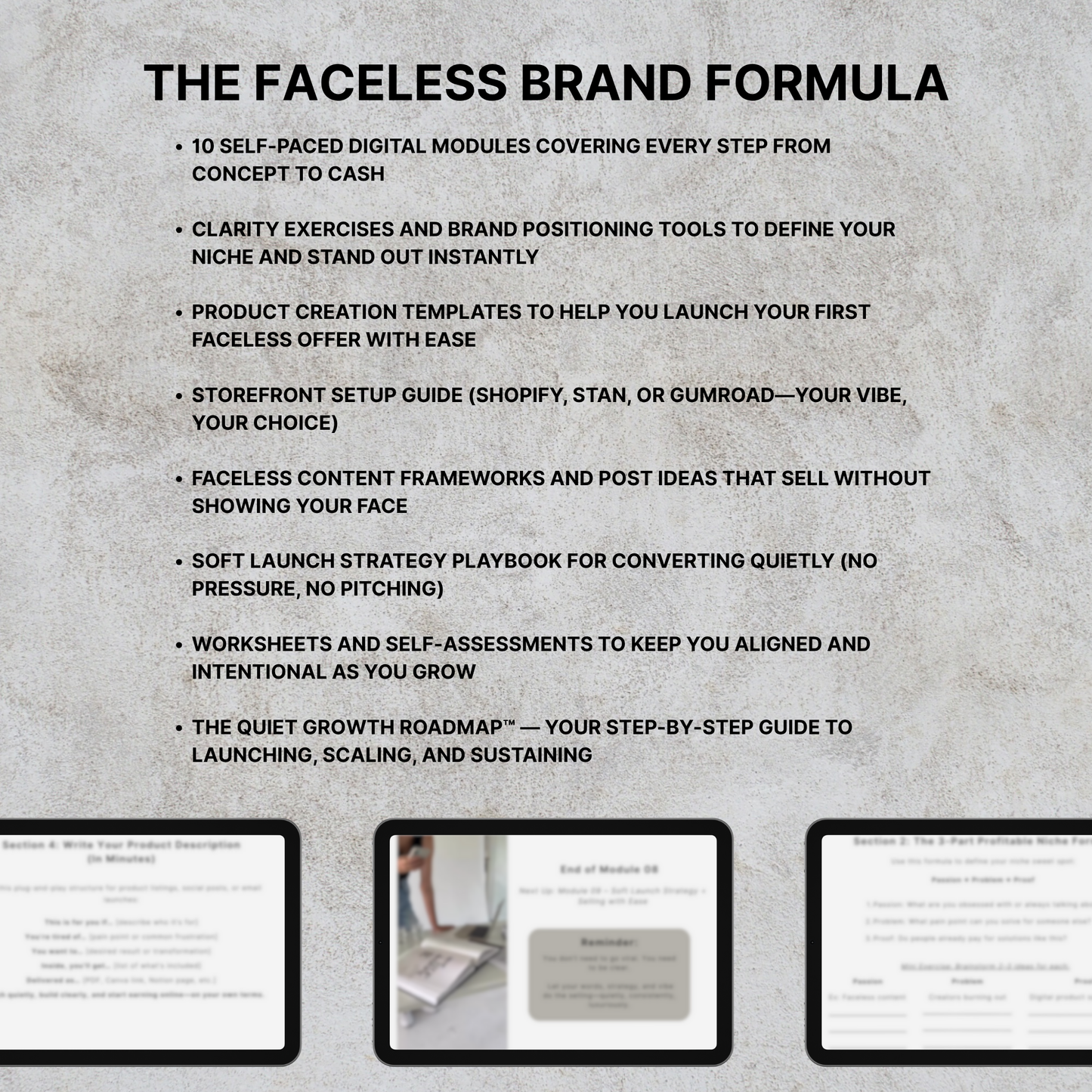 The Faceless Brand Formula - Launch Lab