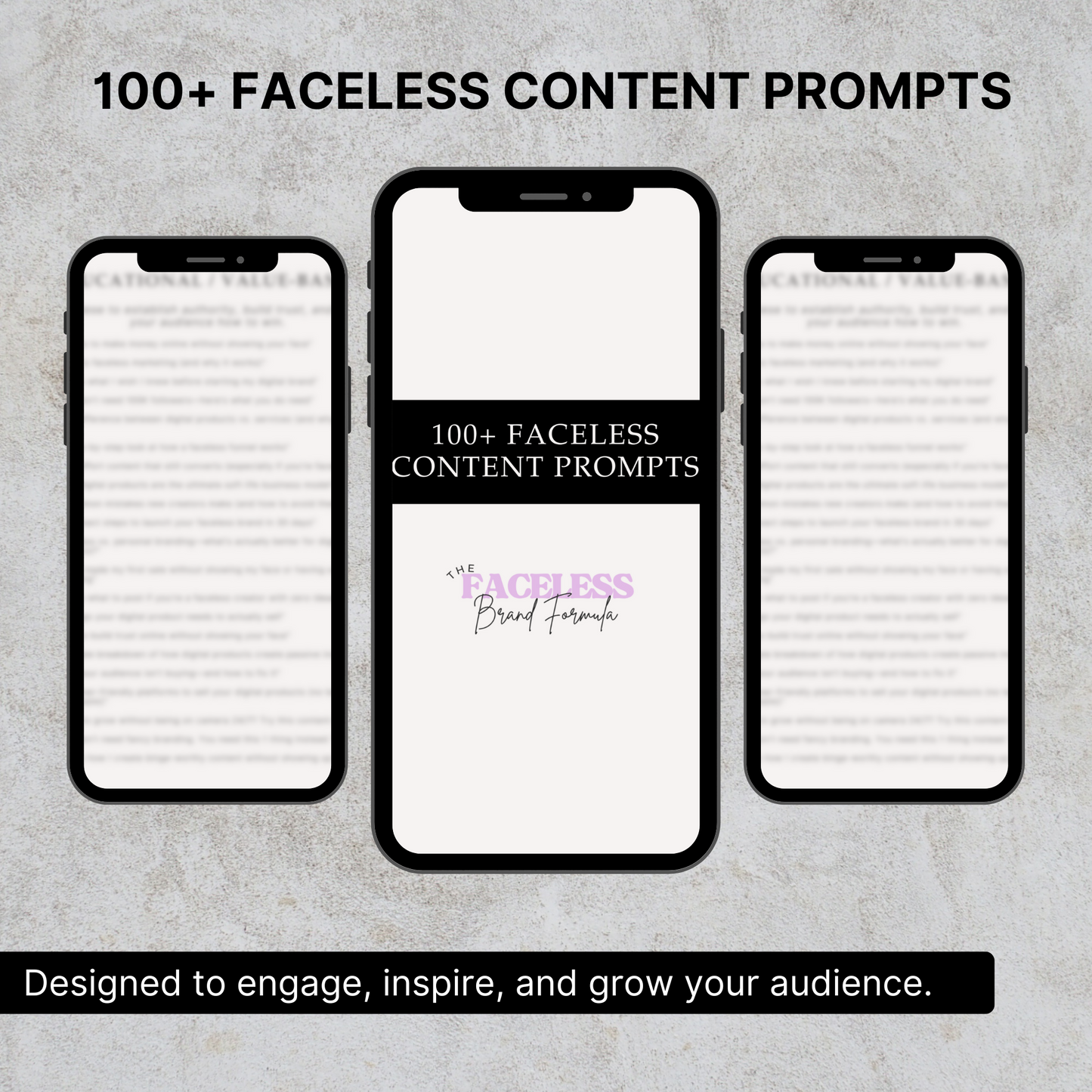 100+ Faceless Content Prompts